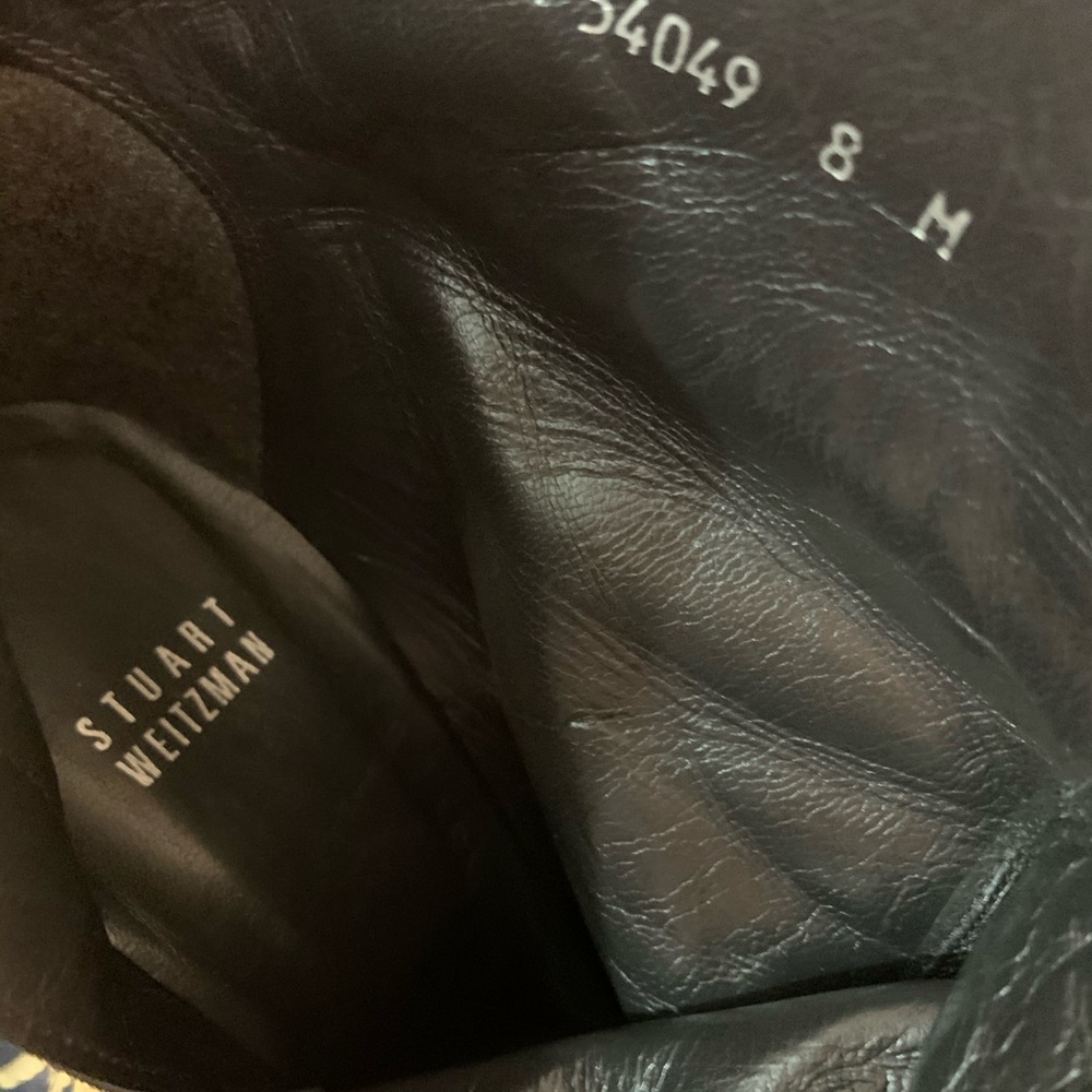 Stuart Weitzman Suede Sparkling Boots. - image 6